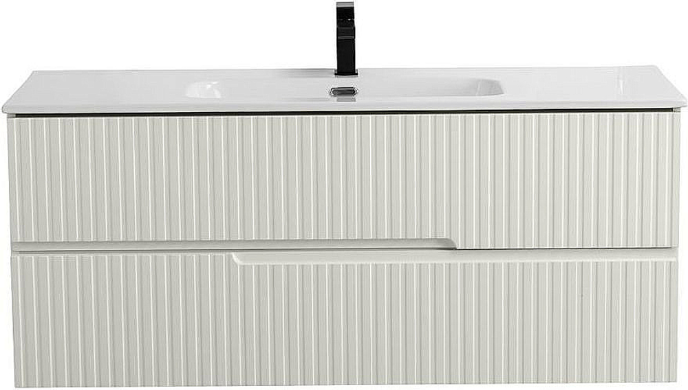 Тумба с раковиной Cezares DUET-N 120 DUET-N-1200-2C-SO-AS-P альпака брашированная