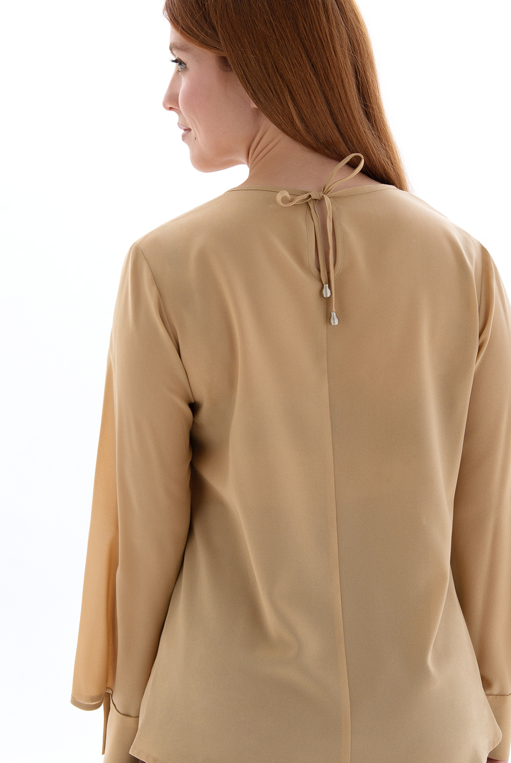 Блузка 2964ВП, бежевый #285Б092964ВП