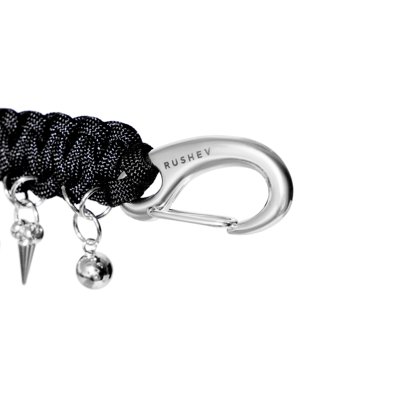 Колье Влюблённые – Серебро, Черное