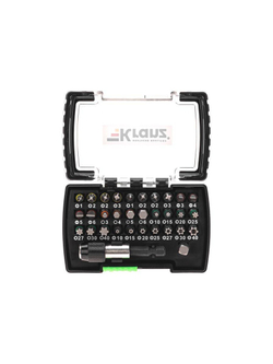 Набор бит с магнитным держателем пластиковый кейс 32 шт Kranz KR-92-0464