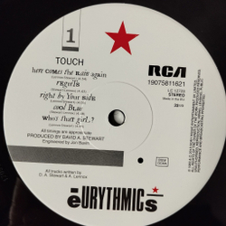 Винтажная виниловая пластинка LP Eurythmics Touch (EU 2018)
