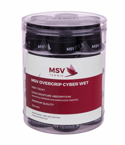 Теннисные намотки MSV Cyber Wet Overgrip black 24P