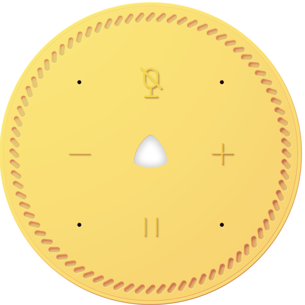 Умная колонка Яндекс Станция Лайт с Алисой yellow
