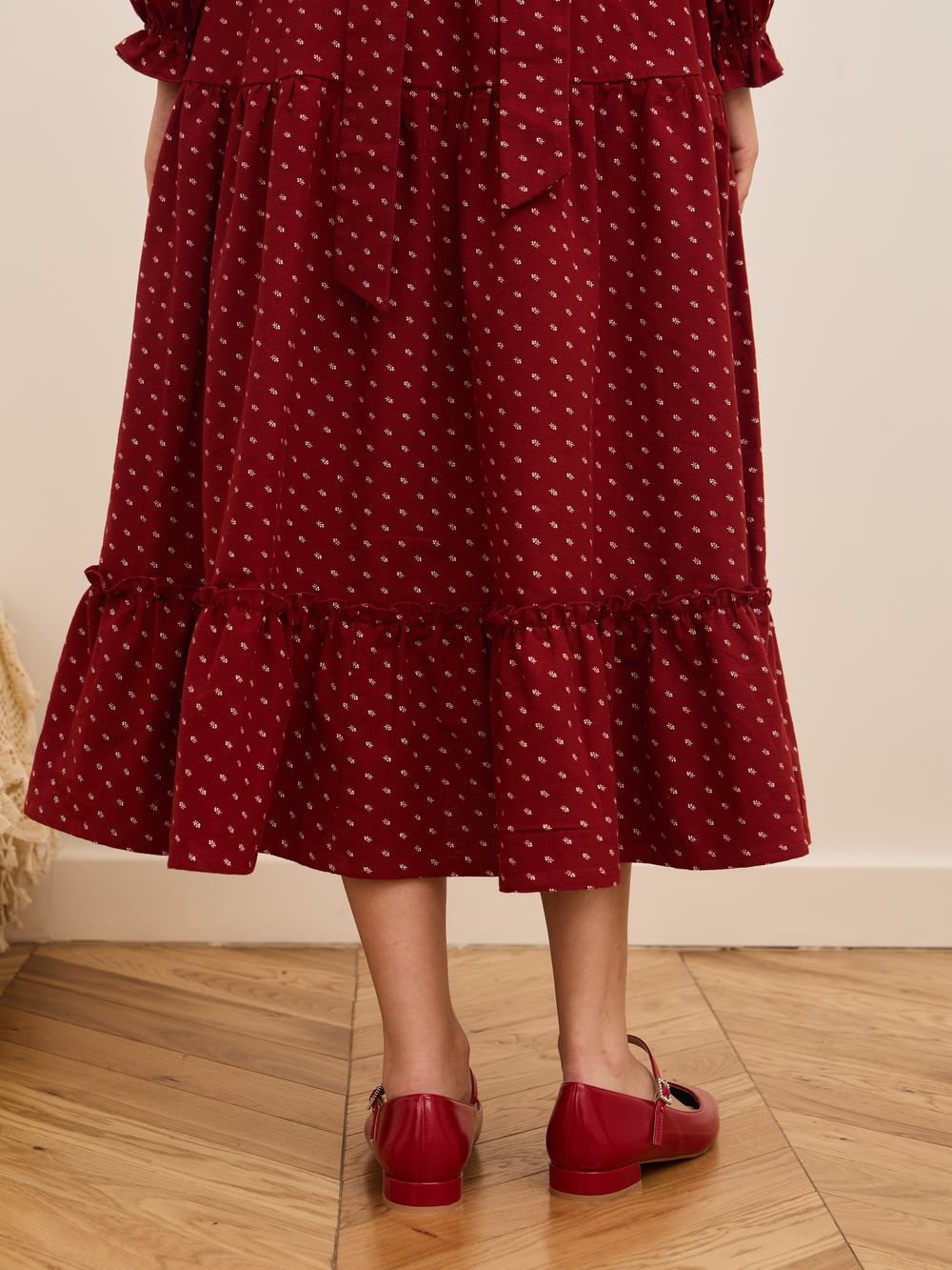 Платье на завязках