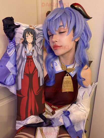 Мини дакимакура Мицуха Миямидзу из Твоё имя арт. M0731, 60х20 см