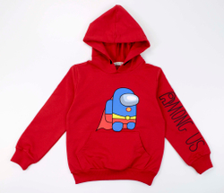 толстовка  among us Супергерой , худи 3217