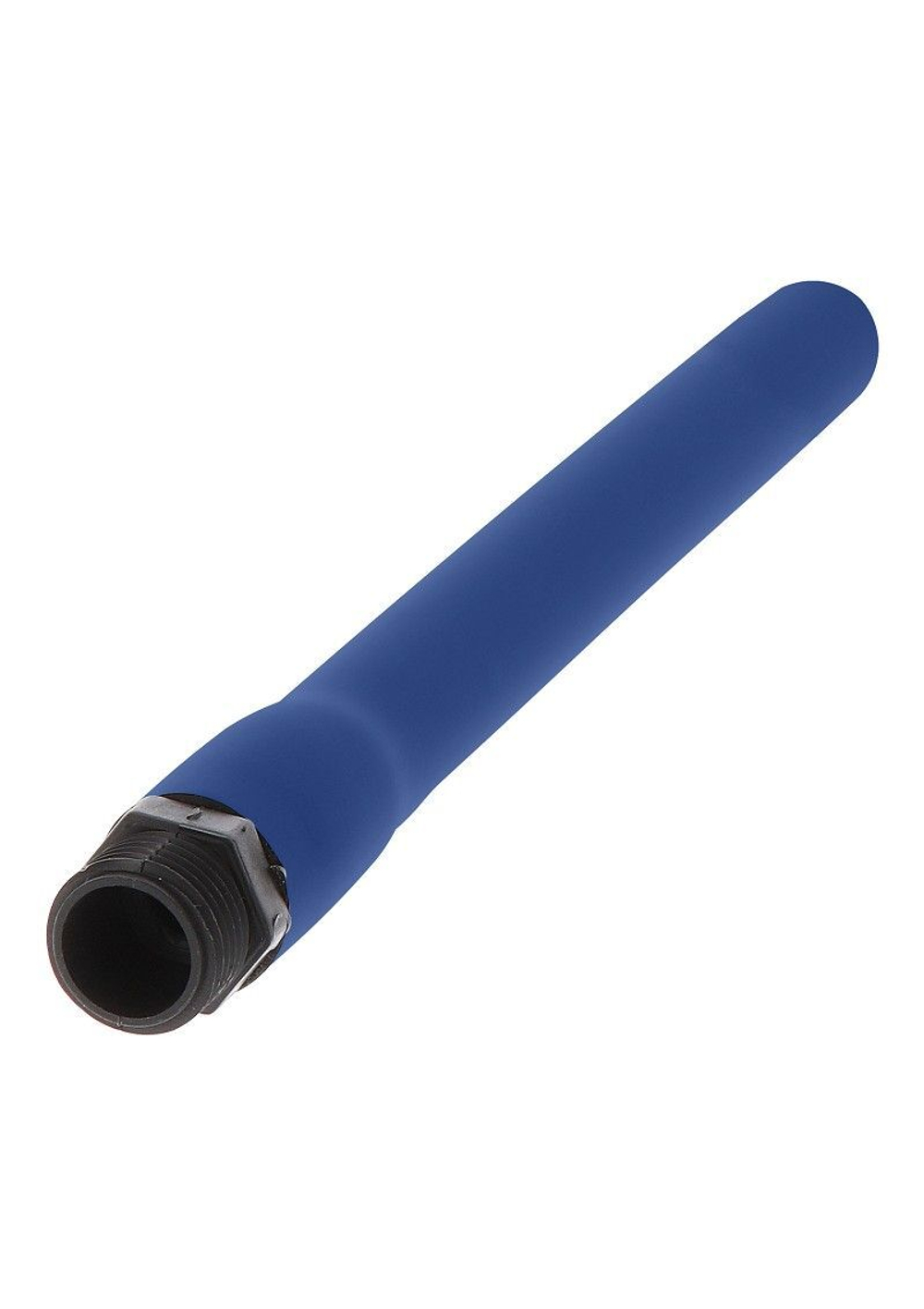 Синяя анальная насадка для душа Buttocks The Streamer Anal Douche - 24,5 см.