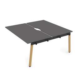 10БДСВ.284 Стол системы БЕНЧ, сдвоенный, на 2 рабочих места - средний (1600*1635*750)