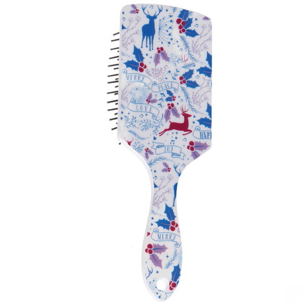 Расчёска массажная «Secret of beauty- Розы» 1 цвет, прямоуг., 23,5*7,5 см