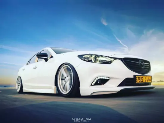 Клыки переднего бампера var.2 Life Style для Mazda 6 Atenza GJ