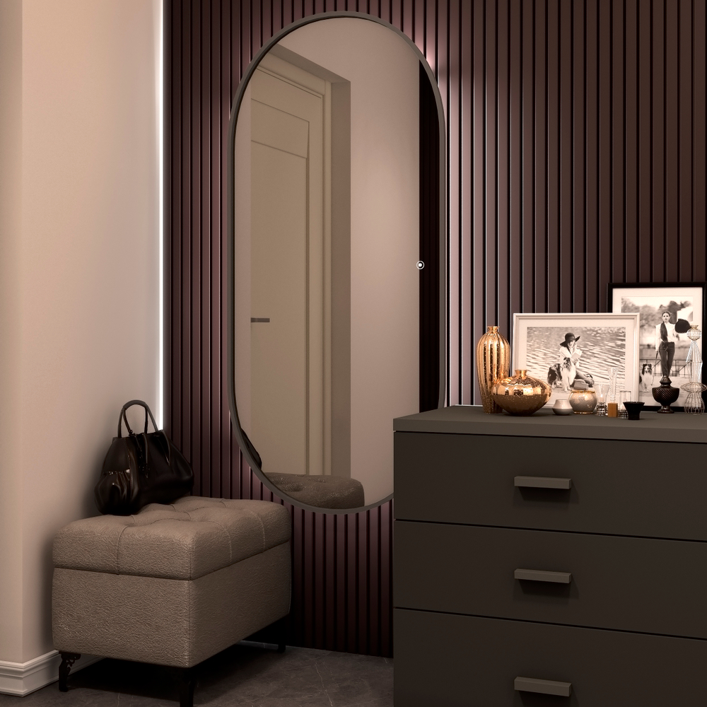 Зеркало с подсветкой ART&MAX BARI AM-Bar-700-1500-DS-F