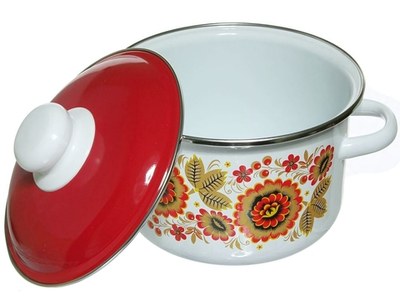 Кастрюля 4л цилиндрическая с рисунком 24826