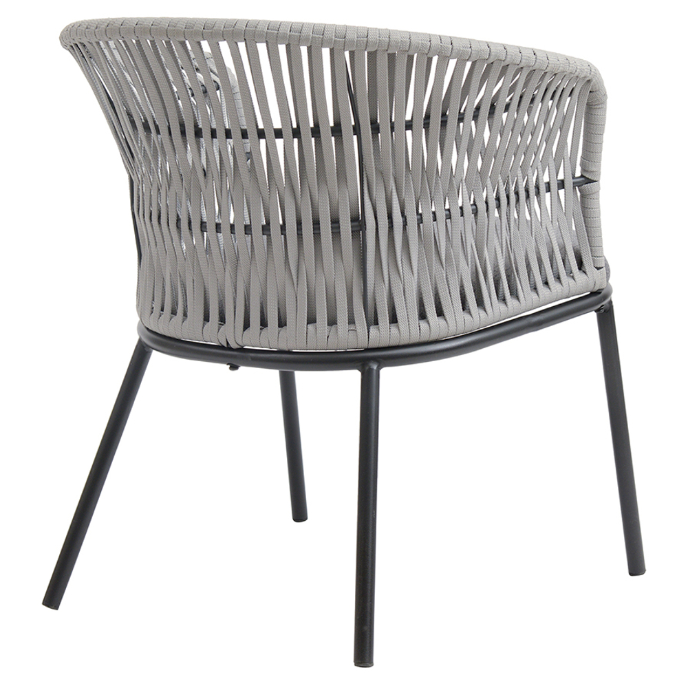 Лаунж-кресло Bergenson Bjorn Haugen, темно-серое/светло-серое