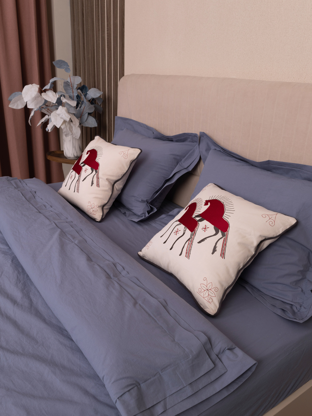 Подушка "Мезенский конь"