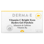 DERMA E, Гидрогелевые патчи для глаз с витамином C Bright, для всех типов кожи, 60 гелевых патчей