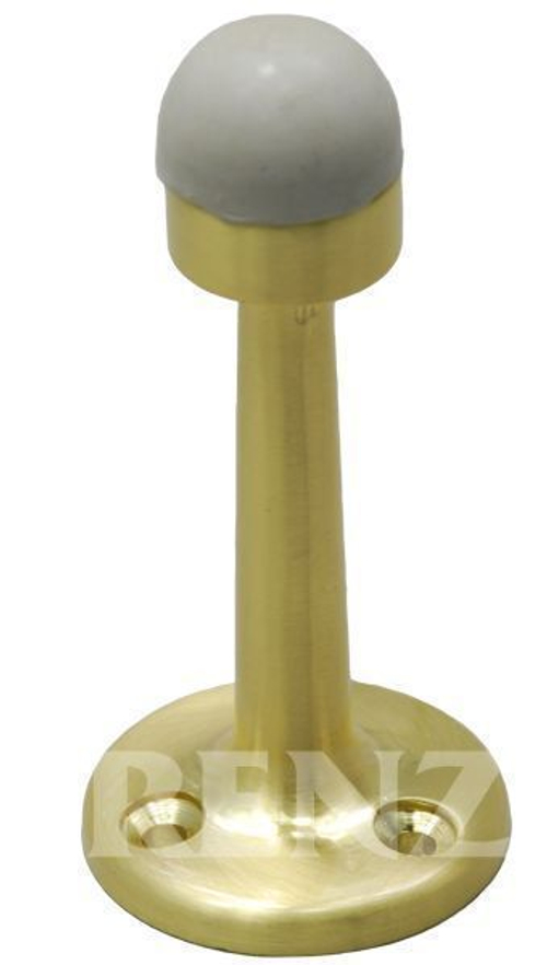 Ограничитель дверной настенный Ренц INDS 77 PB, цвет латунь блестящая (гарантия - 12 месяцев)