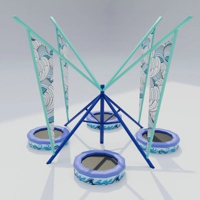 Мобильный аттракцион "Тарзанки" (5 метров.)