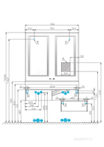 Зеркало Aquaton Сакура 120 1A249702SKW80