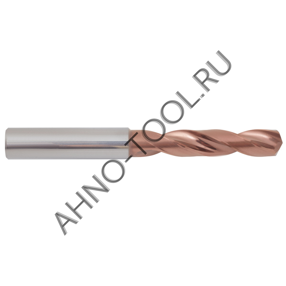 Сверло 10.4мм  твердосплавное 3D без подвода СОЖ. SP-X800031040 VHM AHNO по стали, чугуну, нерж. и ж