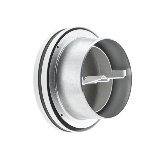 Диффузор приточный стальной белый с защитным порошковым покрытием DEC DVSR 080 мм (сделано в Нидерландах)