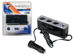 31858 Разветвитель электропитания от прикуривателя "Nova Bright" 3 гнезда + 1 USB-порт, 12В