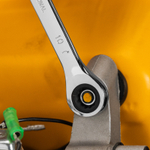 Ключ комбинированный трещоточный, 10 мм, CrV, зеркальный хром Matrix Professional