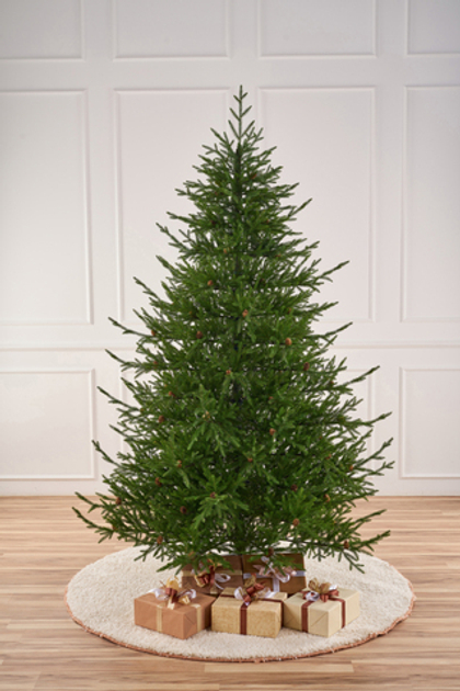 Ель искусственная литая с шишками Лесная Фея