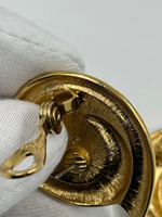 Серьги с чёрной эмалью Monet