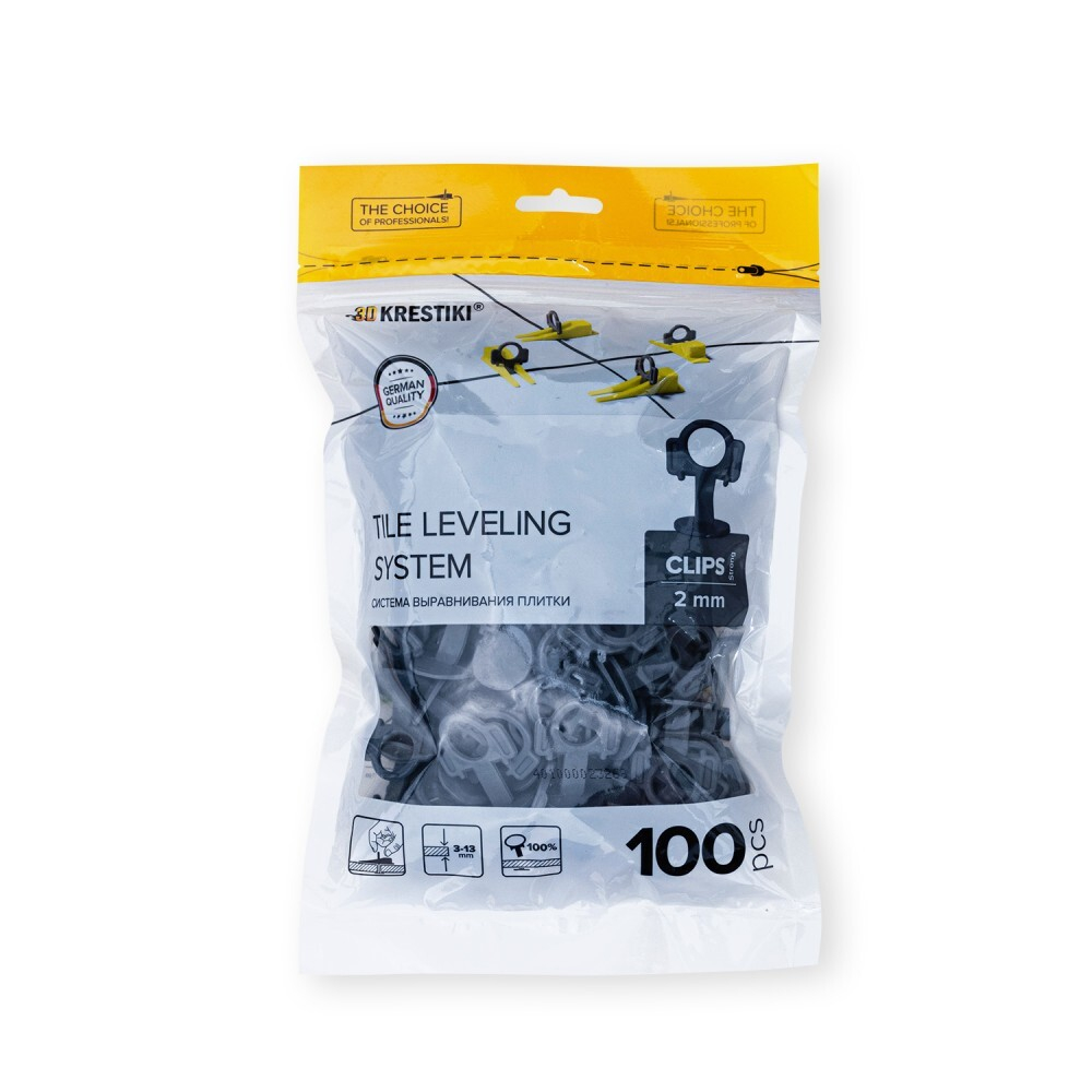 ЗАЖИМ 3D KRESTIKI + CBP STRONG 100ШТ