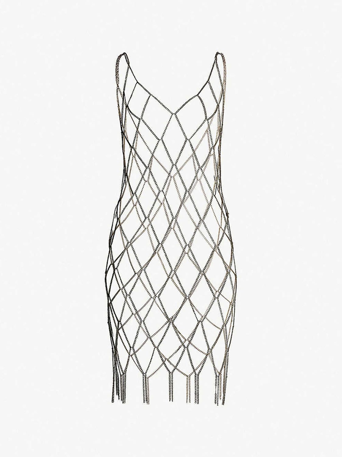 ПЛАТЬЕ КОМБИНАЦИЯ "FISHNET"