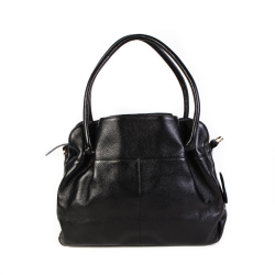 Сумочка женская средняя кожаная 33х26,5х14 см Doublecity 6421 Black