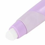 Ластик выдвижной BRAUBERG "REWIND" + 2 сменных ластика, 112х21х24 мм, белый, лавандовый корпус, блистер, 272690