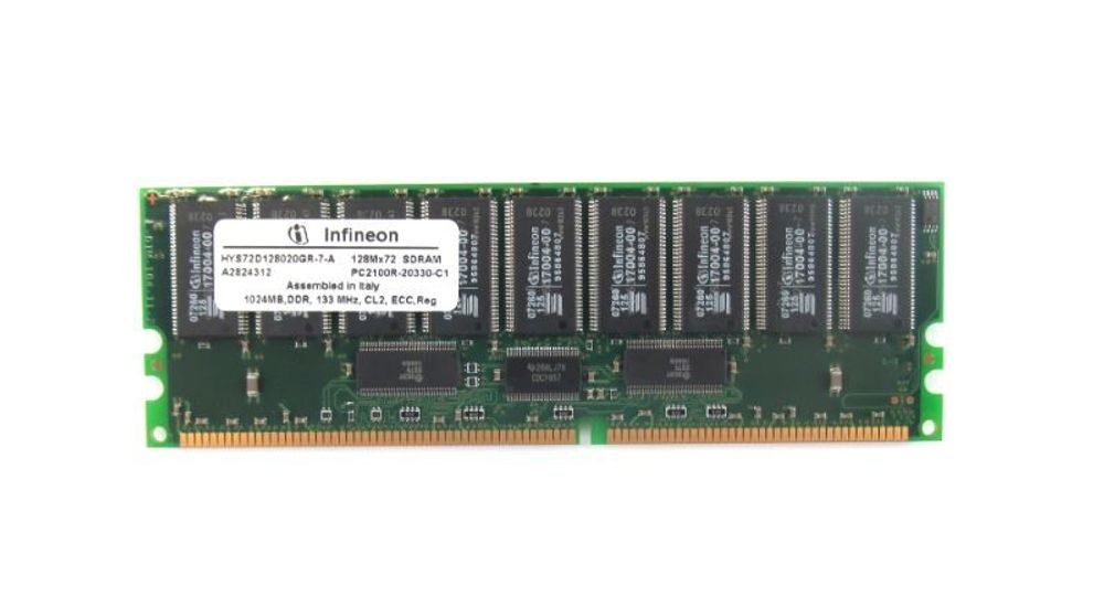Оперативная память Infineon 1GB PC2100 DDR-266MHz ECC Registered A2823906