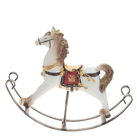GAEM Фигурка декоративная "Лошадка-качалка", L23 W5 H17 см