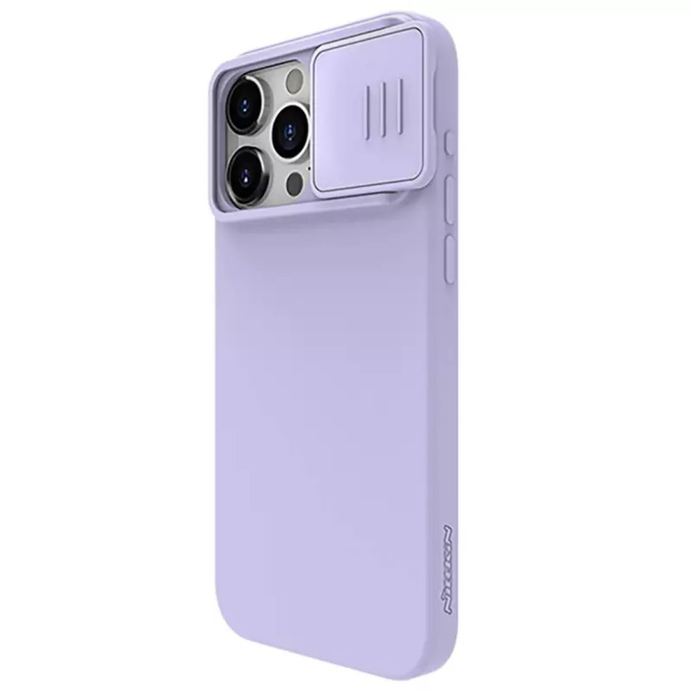 Накладка Nillkin CamShield Silky Silicone Case для iPhone 15 Pro Max