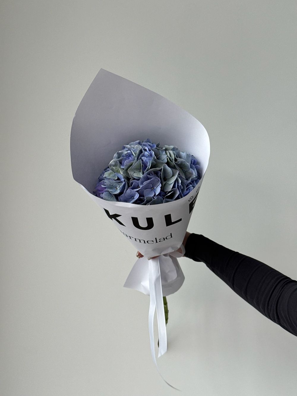 Кулек из синей гортензии