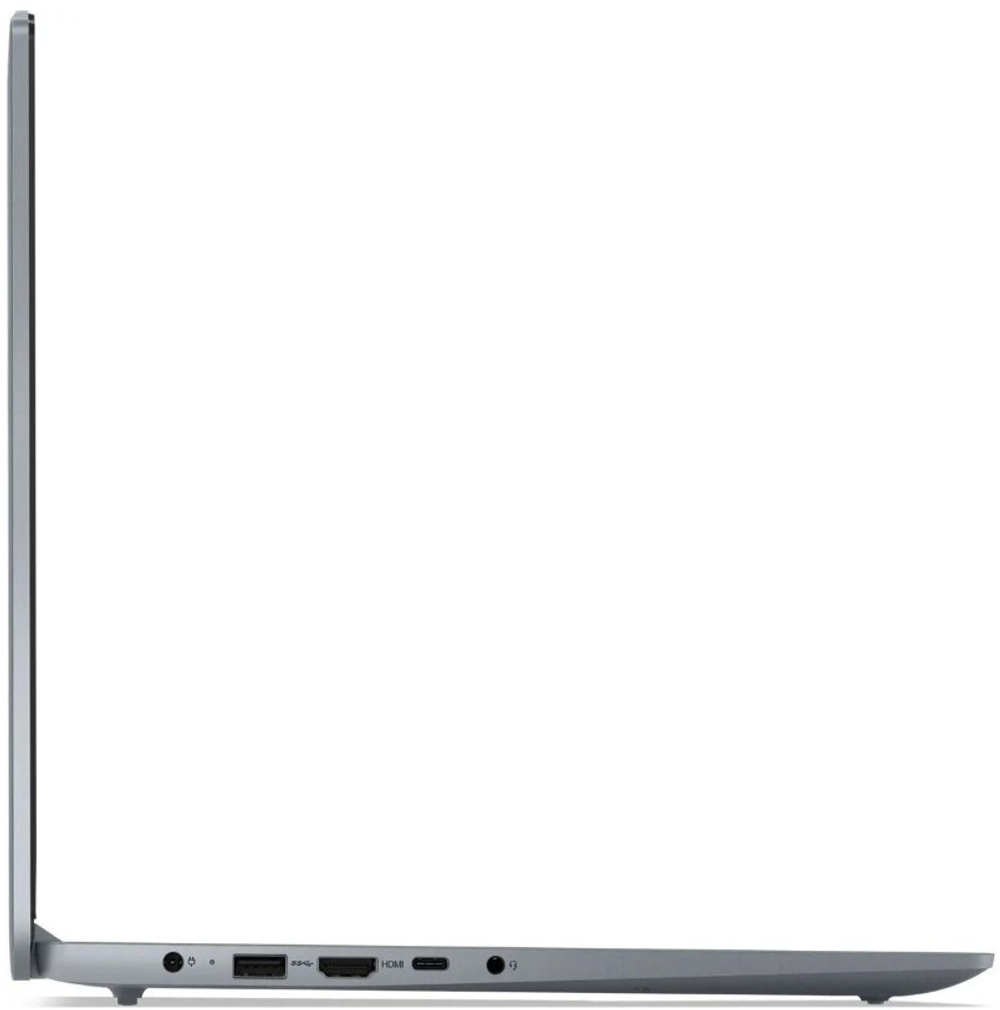 Ноутбук  Lenovo IdeaPad Slim 3 15AMN8 15.6 ", Ryzen 5, 16 Гб RAM, 512 Гб SSD, Radeon Graphics, Серый