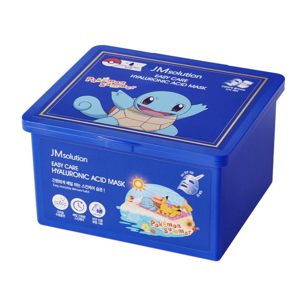 JMsolution Easy Care Hyaluronic Acid Mask Pokemon набор тканевых масок с гиалуроновой кислотой