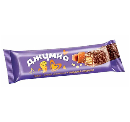 Вафли с мягкой карамелью "Джумка", 37 г.