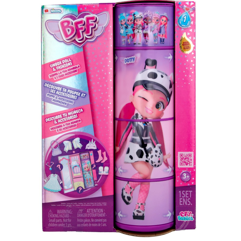 Cry Babies BFF - Кукла модная Dotty Подросток + аксессуары IMC904378