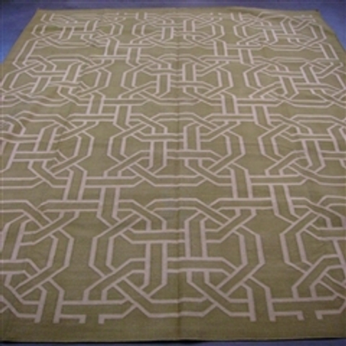 Ковер DURRIE оливковый с белым узором 180X270