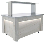 Салат-бар нейтральный Luxstahl Portal СБН-1500 Premium