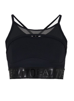 Теннисный бюстгальтер EA7 Woman Jersey Sport Bra - Black