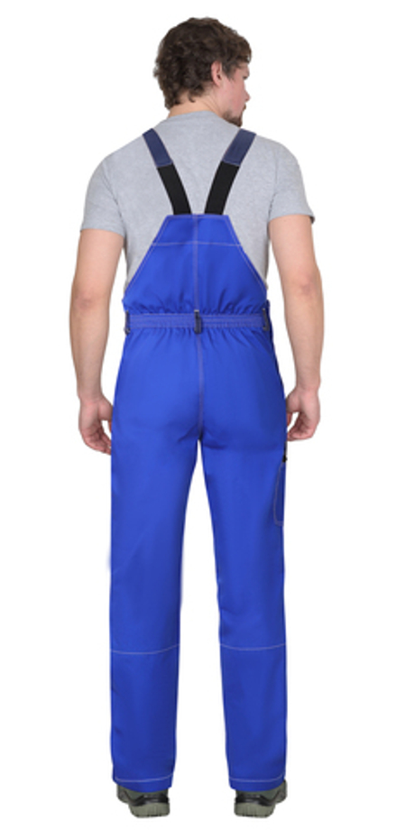 Полукомбинезон "Престиж" васильковый с синим, тк.Rodos (245гр/кв.м)