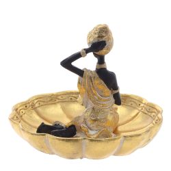 GAEM Фигурка декоративная "Африканка", L14,5 W14,5 H11,5 см