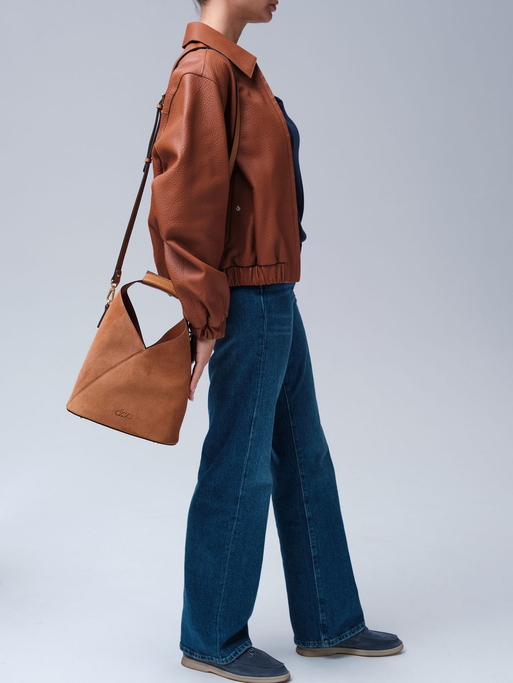 Замшевая сумка Rebecca DBR 31370 вуд