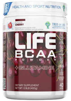Tree of Life LIFE BCAA + Glutamine 400 g , БСАА + Глютамин