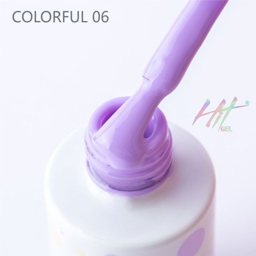 Гель-лак ТМ "HIT gel" №06 Colorful, 9 мл