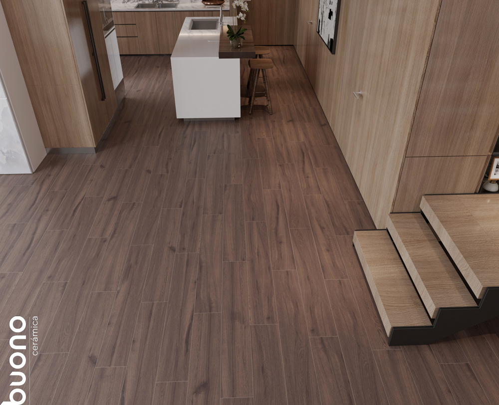 Керамогранит Buono Ceramica F4508M 1200*200*9мм Forest Umber Matt
