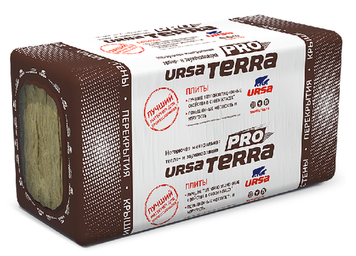 Утеплитель Плита URSA 34 TERRA PN PRO (4) 1000-610-100 (2,44м2/0,244м3)